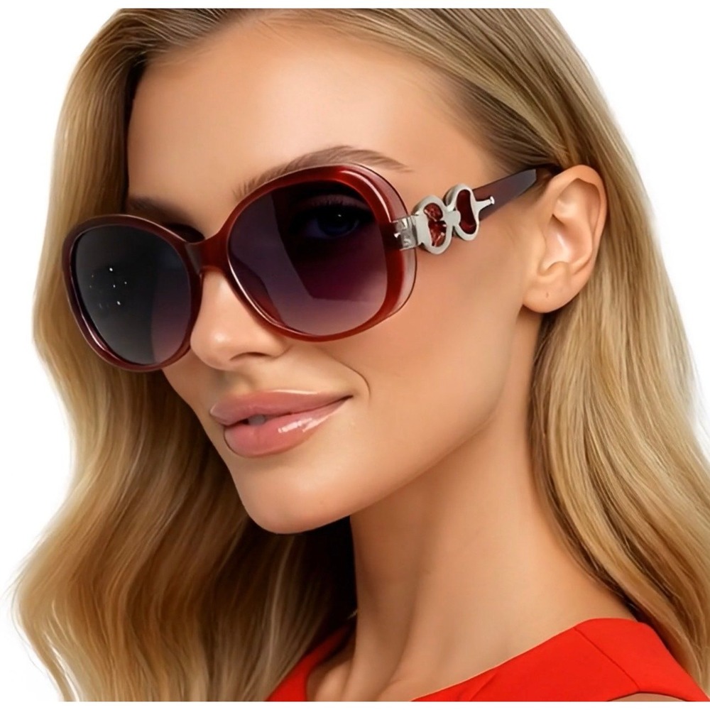 Oversized  Women's Sunglasses Butterfly Frame traveling driving UV400 XL Stylish